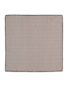 Однотонный платок-паше, коричневый Brunello cucinelli