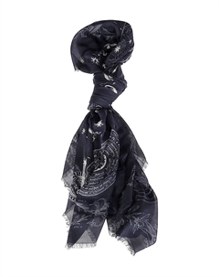 Астрологический шарф, черный Faliero sarti