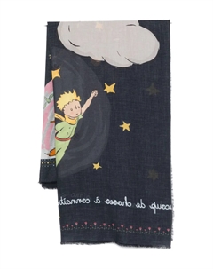 Платок с принтом, синий Faliero sarti