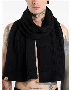 Шарф в рубчик Shawn, черный Carhartt wip