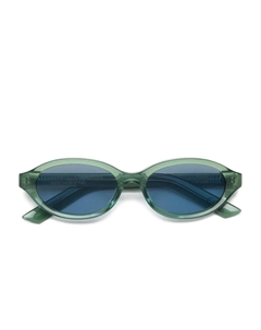 Солнцезащитные очки в овальной оправе, зеленый Retrosuperfuture