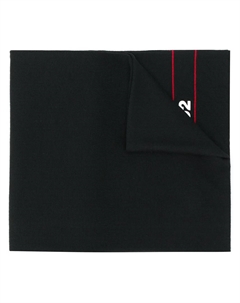 Шарф с логотипом, черный Dsquared2