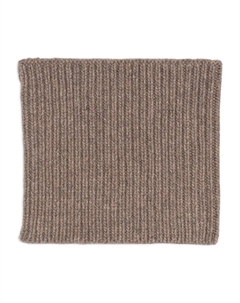 Шарф-снуд в рубчик, коричневый Eric bompard