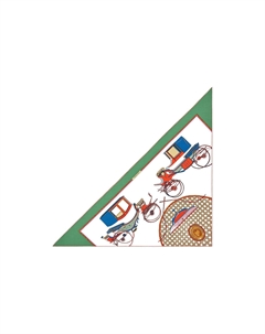 Женская зеленая шаль-трансформер HERMES Hermès