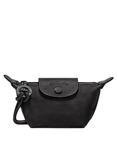 Клатч с тиснением, черный Longchamp