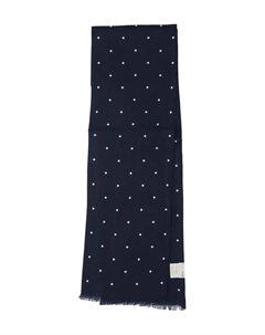 Платок в горошек, синий Destin