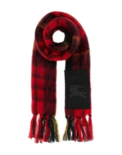 Шарф в клетку, красный Burberry