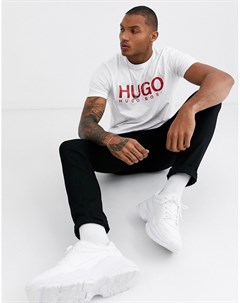 Белая футболка Hugo