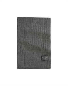 Шарф Marc OPolo aus Bio-Baumwoll-Schafwoll-Mix, Dark grey Marc o'polo