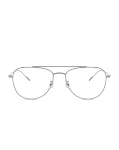Очки в оправе-авиатор, серебристый Oliver peoples