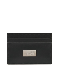 Картхолдер с металлическим логотипом, черный Mm6 maison margiela