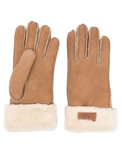 Замшевые перчатки с логотипом, нейтральный Ugg
