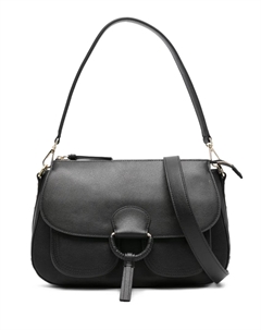 Сумка на плечо с кисточками, черный Cromia