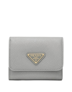 Кошелек Continental, серый Prada