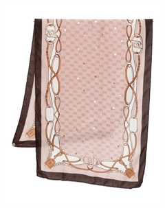 Шарф с узором, розовый Liu jo