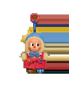 Брелок WHY SO SERIOUS Collection Joker Plush Charms (упаковано в пакет), Rainbow Jelly Bean Pop mart