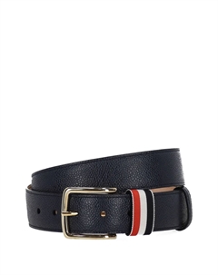 Полосатый ремень с пряжкой, синий Thom browne