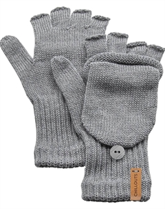 Вязаные перчатки для чиллаута "Laney Glove" из мериносовой шерсти, серый Chillouts
