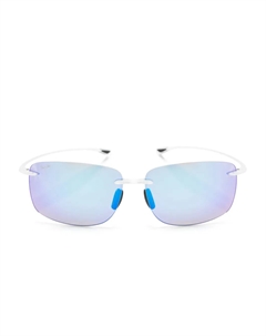 Солнцезащитные очки Hema в прямоугольной оправе, белый Maui jim