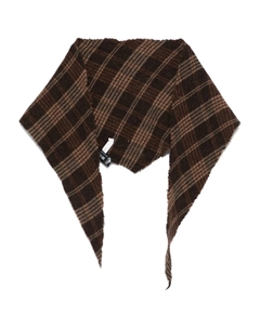 Клетчатый шарф, коричневый Album di famiglia kids