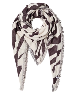 Шарф Chenille, Beige/Brown Cecil