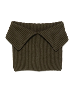 Шарф в рубчик, зеленый Uma wang