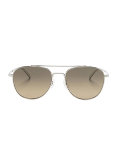 Солнцезащитные очки-пилоты Rivetti, серебристый Oliver peoples