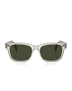 Солнцезащитные очки с прямоугольной оправой, нейтральный Oliver peoples