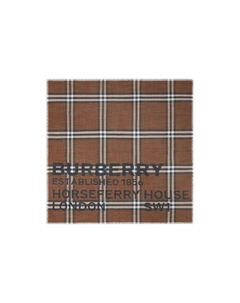 Вязаный шарф унисекс Horseferry, Dark Birch Brown Burberry
