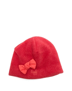 Шапка с бантом, красный Il gufo