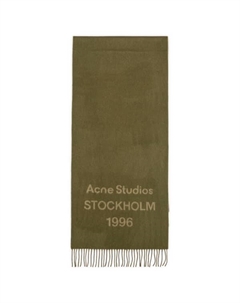 Новый шарф Venus 1996, оливково-зеленый Acne studios
