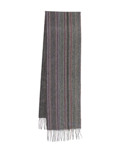 Полосатый шарф, серый Paul smith