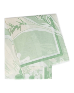 Шарф Aflume, Ecru/Light green Opus