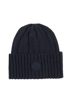 Шапка-бини с нашивкой-логотипом, синий Save the duck kids