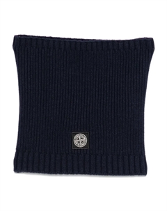 Шарф в рубчик, синий Stone island junior