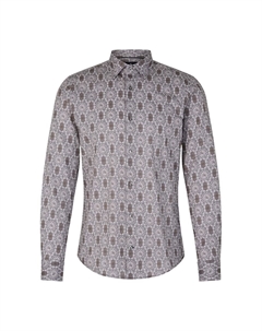 Рубашка Slim Fit на пуговицах Pit, Grey/Taupe Joop