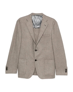 Однобортный пиджак, нейтральный Corneliani