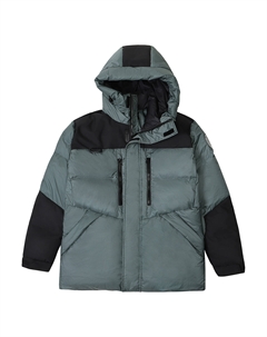 Мужской пуховик верблюжьего цвета, Рис желтый/коричневый Camel