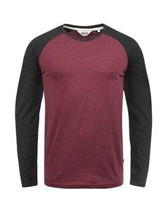 Футболка Bastien, Wine red Solid