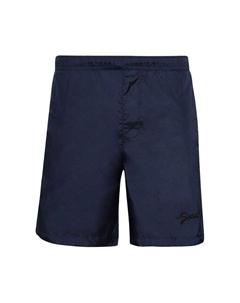 Шорты для плавания Logo Embroidery Swimshorts, Dark Blue Givenchy