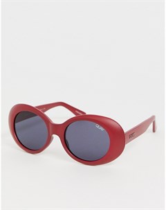Красные круглые солнцезащитные очки Quay Australia Quay eyewear australia