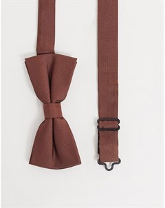 Коричневый галстук бабочка Twisted tailor