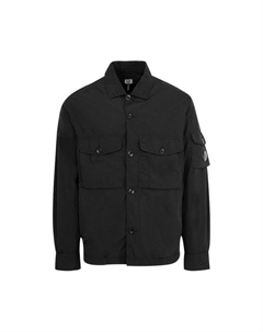 Рубашка Chrome R Full Button Overshirt, Black C.p. company