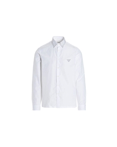 Рубашка мужская белая, белый Prada