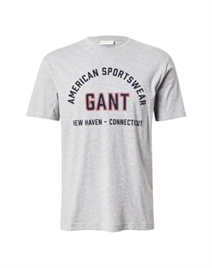 Футболка, mottled grey Gant