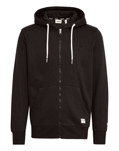 Худи с капюшоном на молнии CHALI, Black Solid