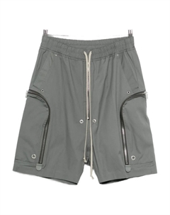 Шорты с молниями, серый Rick owens
