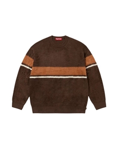 Свитер Brushed Stripe Sweater, Dark Brown Supreme