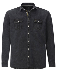 Рубашка на пуговицах Comfort fit Olavik, Black Jan vanderstorm
