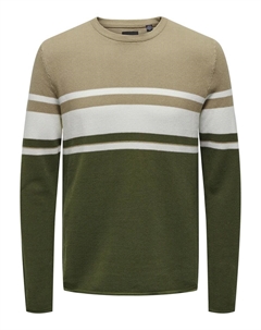 Свитер  ONSNiguel, Dark beige Only & sons